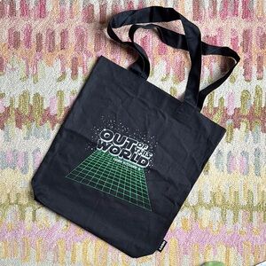 Lush Out of this World Lush Kitchen Black tote bag like new